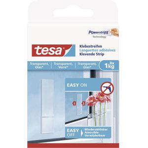 Tesa klevende strip voor glas en transparant 8x1kg