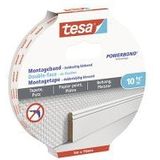 Tesa Montagetape Dubbelzijdig Voor Behang & Pleisterwerk 10 Kg/M - 5 M X 19 Mm.