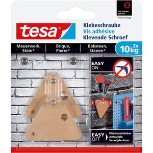 Tesa Tesa Kleefschroef Driehoekig Beige