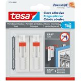 tesa - TE7774-00001-00 - SMS Clavo - Voor Muren - 2 Stuks - Tot 1 kg per Nagel