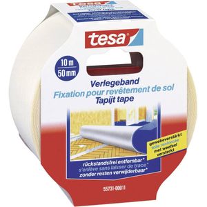 Tesa Tapijttape Verwijderbaar - 10 M X 50 Mm.