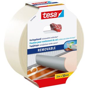tesa - REMOVABLE 55735-00014-11 - Bevestigingstape - Beige - 25 m x 50 mm
