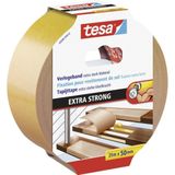 tesa - EXTRA STRONG - Bevestigingstape - Oranje - 25 m x 50 mm - 1 stuk