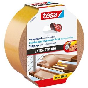 Tesa Vloertape Extra Strong Hold, 25m x 50mm, wit
