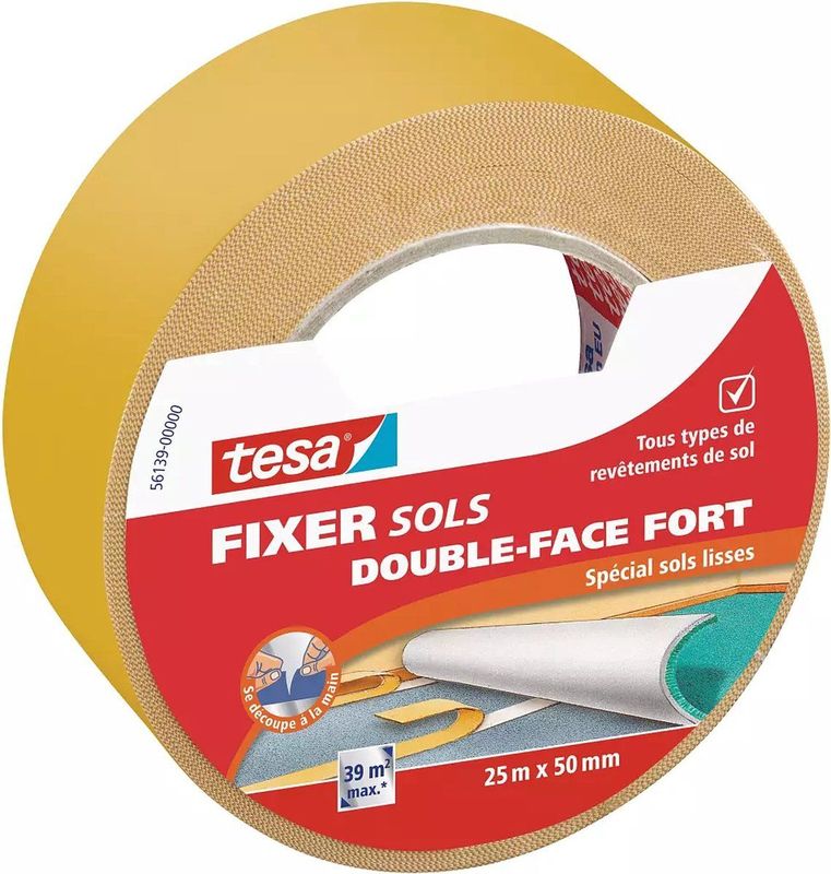 tesa UNIVERSAL 56172-00003-11 Dubbelzijdige tape Wit (l x b) 25 m x 50 mm 1 stuk(s)
