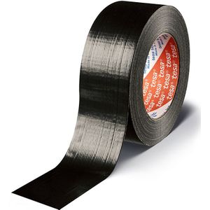 tesa Textielband, tesa® 4613 Standard steenband, VE = 24 rollen, zwart, bandbreedte 48 mm