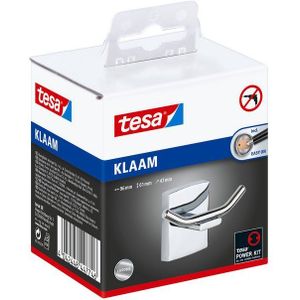 tesa® Klaam badjashaakje voor badkamer, verchroomd metaal
