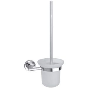 tesa Luup toiletborstel, verchroomd metaal