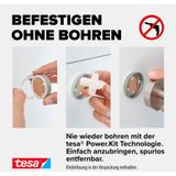 Papierrollenhalter moon edelstahl zum Kleben - Tesa