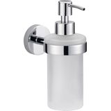 Tesa - smooz 40323-00000-00 Seifenspender 200 ml Chrom (glänzend), Weiß (satiniert)