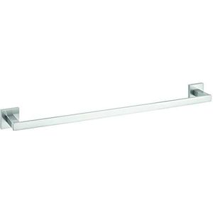 tesa® Exxclusiv handdoekstang, zelfklevend, roestvrijstalen look, verfijnd design, 73 mm x 630 mm x 50 mm