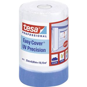 tesa Easy Cover® 4411 UV Präzision Plus 04411-00002-00 Afdekfolie tesa Easy Cover Blauw (l x b) 33 m x 55 cm 1 stuk(s)