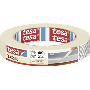 tesa - CLASSIC - Klustape - 50 m x 19 mm - Oplosmiddelvrij