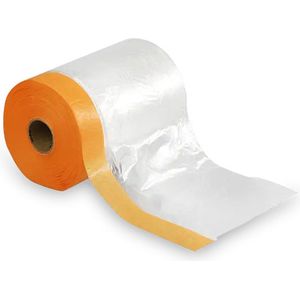 Afplakfolie met Tape - M 33 m x 55 cm