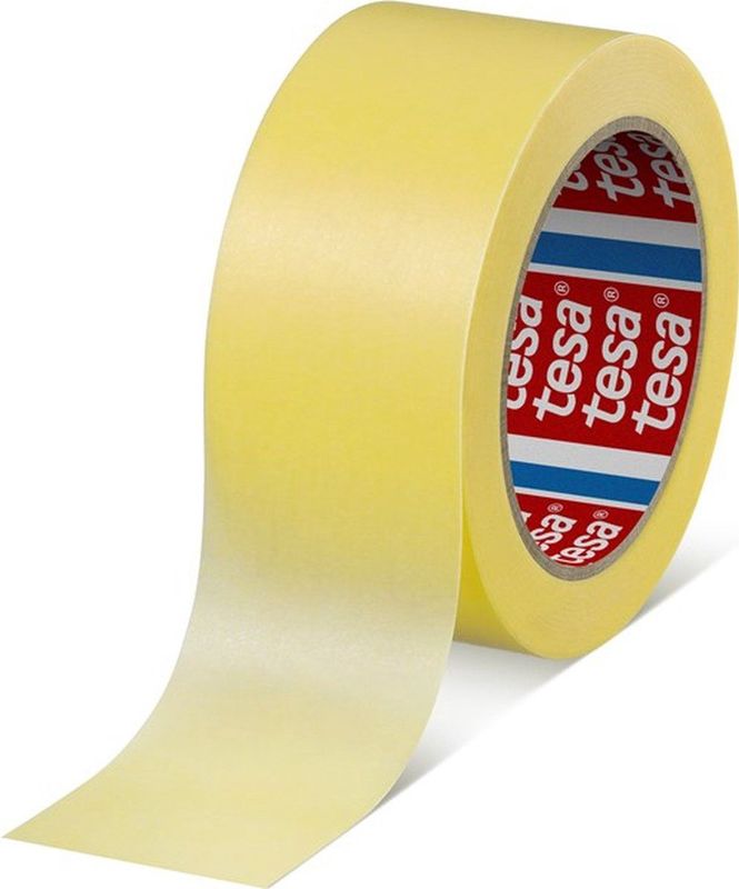 tesa - PRECISION - Maskeertape - Geel - 50 m x 50 mm - 1 stuk