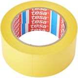 Markeringstape tesa 60760 pvc 50mmx33m geel | Stuk a 1 rol