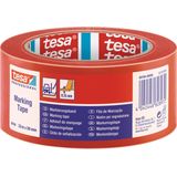Markeringstape tesa prof 60760 pv1 50mmx33m rd | 6 stuks