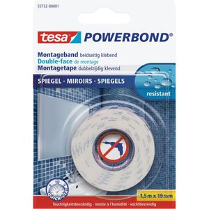 Tesa Powerbond montagetape voor spiegels 19 mm x 1,5 m