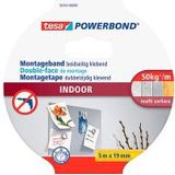 tesa Powerbond INDOOR, 5m x 19mm, wit