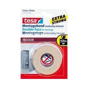 Dubbelzijdige Plakband Tesa Foam 19mmx1,5m