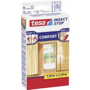 Tesa - Vliegengordijn - Deurhor - 2 x 65 x 220 cm - Comfort - Wit