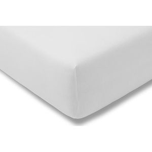 Hoeslaken Wit - Exquisit - 180/200x200/220cm