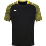 JAKO - Prestaties Van T-Shirts - Uniseks - Zwart/Zacht Geel - Katoen