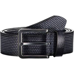 LERROS leren riem donkerblauw