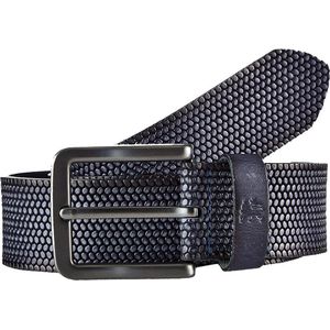 LERROS leren riem donkerblauw