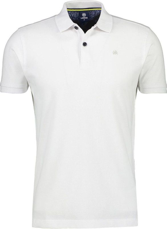 LERROS Poloshirt mit dezenter Stickerei auf der Brust