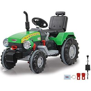 Accuvoertuig Tractor Power Drag Groen 12v