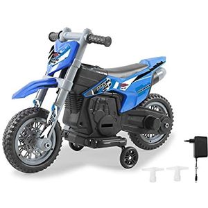 Accuvoertuig Motor Power Bike Blauw 6V