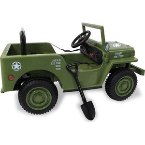 Willys MB Jeep 12V accuvoertuig legergroen