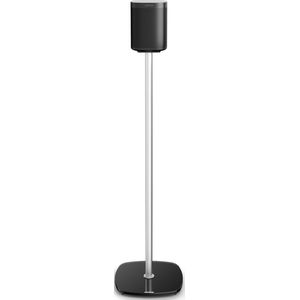Spectral speakerstandaard voor Sonos One, One SL en PLAY:1 | aluminium buis, voet zwart (SP11-BG)