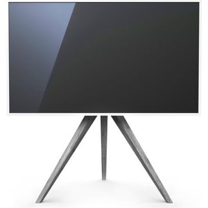 SPECTRAL AX30-ROG | houten tv-standaard eiken grijs gebeitst, tv-statief hout | geschikt voor 48"" - 65” inch televisies