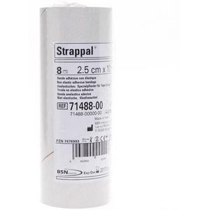 Strappal - S - Niet-rekbare Occlusiewindel - 2,5 cm x 10 m - 8 Stuks