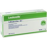 Leukosilk Deksel Kleefpleist. 1,25cmx5m 1 0102100