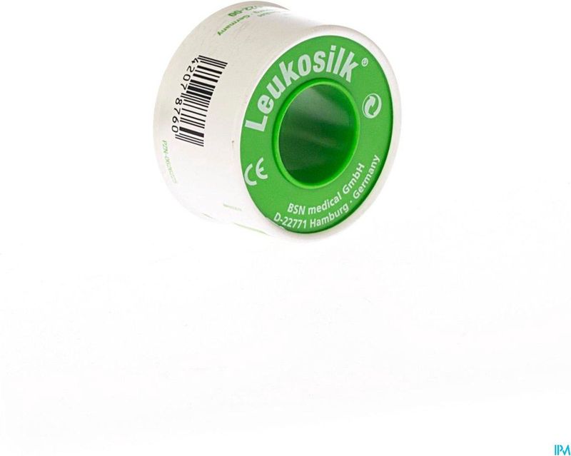 BSN Leukosilk 5 x met klemring 12 stuks