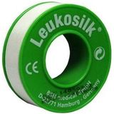 Leukosilk - Hechtpleister - Wit - Kunstzijde - 1,25cm x 9,2m - 24 Rol