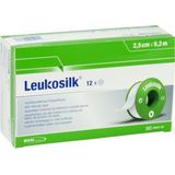 Leukosilk - Hechtpleister - Wit - Kunstzijde - 9,2m x 2,5cm