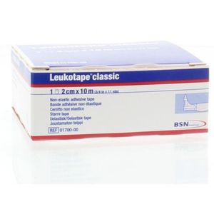 Leukotape Classic - Verbandhechter - Wit - 100% Katoen - Sterk Klevend