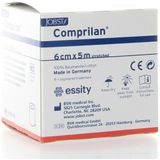 Comprilan - Compressiezwachtel - 5 m x 6 cm - Katoen - Latexvrij