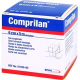 Comprilan - Compressiezwachtel - 5 m x 6 cm - Katoen - Latexvrij