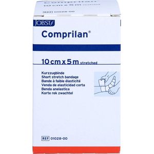 Comprilan - Compressiezwachtel - 5 m x 10 cm - Katoen - Latexvrij
