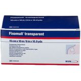 Fixomull - Transparant - Fixatiefilm - Transparant - 10 m x 15 cm, Waterdicht en Ademend
