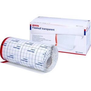 Fixomull - Transparant - Fixatiefilm - Transparant - 10 m x 15 cm, Waterdicht en Ademend