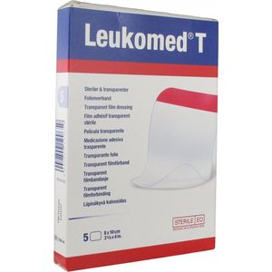 Leukomed T Transparante Eilandpleister 8 x 10 cm - 5 Stuks