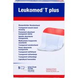Leukomed - T Plus - Wondverband - Transparant - Steriel en Waterdicht, 5 Stuks