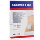 Leukomed - T Plus - Wondverband - Transparant - Steriel en Waterdicht, 5 Stuks