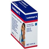 Essity - Leukotape K - Kleefwindel - Blauw - Elastisch - 2,5cm x 5m